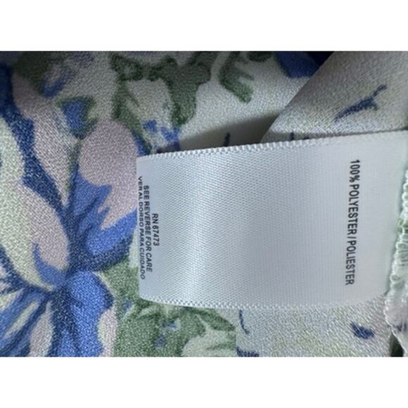 "DN DESIGNS" Stunning Floral Flowing Dress SZ 16 Marilyn Monroe Artsy Whimsical - Picture 8 of 12